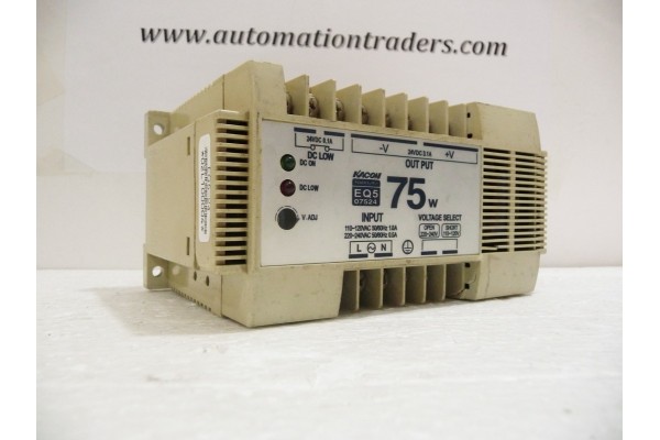 Power Supply, EQ5-07524, 75W, Kacon Made in Korea